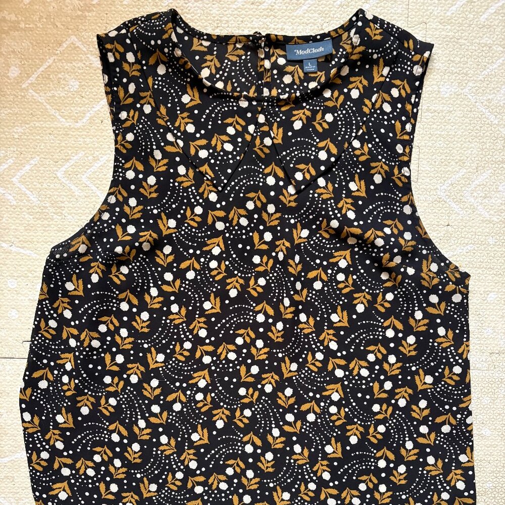 Modcloth Peter Pan Collar Tank